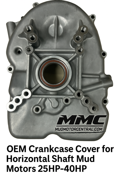 OEM rear crankcase cover for Briggs Vanguard 25HP–40HP horizontal shaft mud motor engines