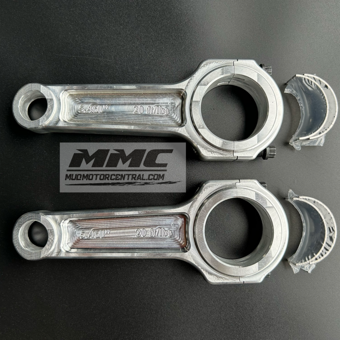 Billet connecting rods 5.475 length zero deck height for 25HP–40HP mud motor engines